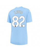 Manchester City Rico Lewis #82 Domácí Dres pro Dámské 2023-24 Krátký Rukáv